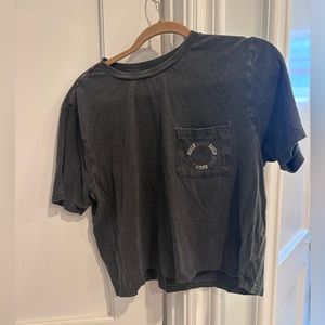 Girls RVCA grey/black shirt